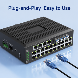 <span class=keywords><strong>Switch</strong></span> <span class=keywords><strong>Industriale</strong></span> Gestito su Guida DIN con 24 Porte Gigabit Elettriche + 4 Porte SFP, <span class=keywords><strong>Switch</strong></span> Ethernet Gigabit <span class=keywords><strong>Industriale</strong></span> - Product Image 3