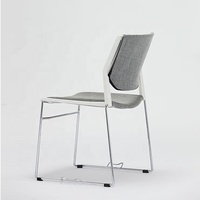 Chaises de bureau individuelles empilables en plastique de haute qualité pour salle de réunion – Vente en gros