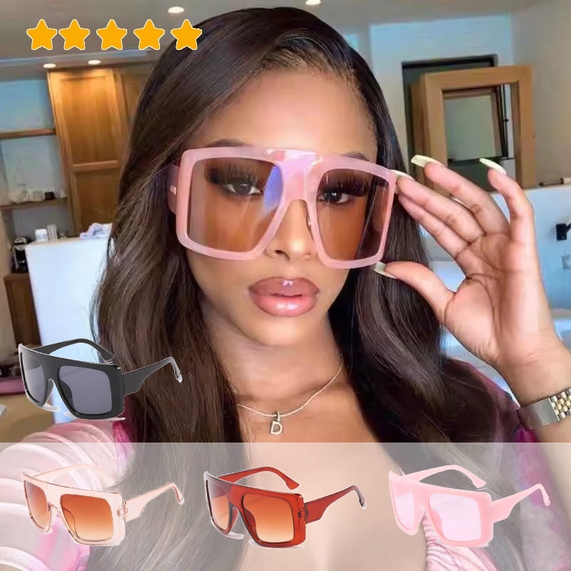 Hot Selling Summer Ladies Oversized Chunky Shades Uv400  display picture 2