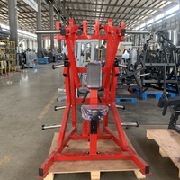 Equipo de Gimnasio Profesional para Uso Comercial, Máquina de Entrenamiento de Fuerza con Placas de Peso, Hammer Strength, Power Trainer, ISO Lateral Low Row