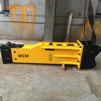 Moteur de ponceuse hydraulique de type boîte de haute qualité avec burin pour excavatrice et chargeuse, fabriqué au Shandong