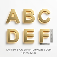 Letras LED con Retroiluminación Halo Personalizadas, Logotipo Comercial, Letrero de Pared de Acrílico y Metal 3D, Letras de Canal con Retroiluminación