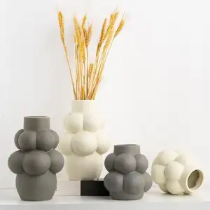 Новый дизайн, забавная креативная ваза в форме винограда, креативное произведение искусства, Фарфоровая керамика