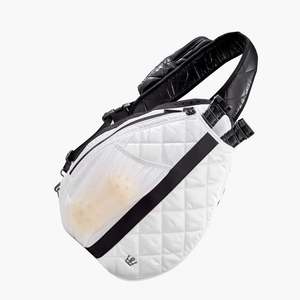 Sac de sport matelassé de luxe personnalisé pour raquettes de pickleball et de tennis, sac à dos et sac bandoulière gonflé pour le sport - Product Image 6