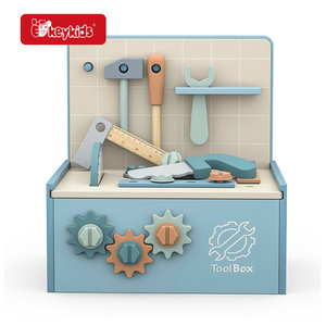 Jeu de menuisier préscolaire OEM Boîte à outils en bois pour enfants W03D253 - Product Image 3