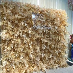 Panel <span class=keywords><strong>DE</strong></span> FONDO 5D para decoración <span class=keywords><strong>de</strong></span> boda, decoración <span class=keywords><strong>de</strong></span> pared <span class=keywords><strong>de</strong></span> flores artificiales en cúpula, Rosa peonía <span class=keywords><strong>de</strong></span> seda amarilla, novedad <span class=keywords><strong>de</strong></span> <span class=keywords><strong>2022</strong></span> - Product Image 4