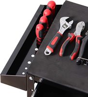 Chariot à outils GTYPRO, chariot utilitaire de Service en acier à 5 étagères, chariot à outils de réparation automobile robuste à 5 niveaux