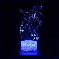 Lámpara decorativa divertida ABS LED decorar habitación lámparas de mesa divertidas Mini luces LED para el hogar diseñado luz de noche dormitorio decoración estrellada