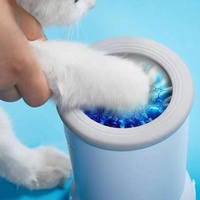 Lave-pattes électrique automatique pour chiens et chats, nettoyeur de pattes USB portable pour chiens de petite à moyenne taille