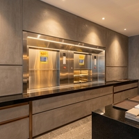 Mini-ascenseur de livraison de nourriture sans engrenages pour cuisine intérieure/extérieure, moderne, pour hôtel et restaurant