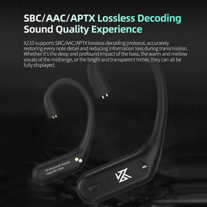 หูฟัง XZ10 KZ 5.3หูฟังพร้อม aptx/sbc/aac Transmission C PIN สำหรับ ZS10 <span class=keywords><strong>pro</strong></span>/zsn <span class=keywords><strong>Pro</strong></span> <span class=keywords><strong>2</strong></span> /castor ZAR zas - Product Image 3