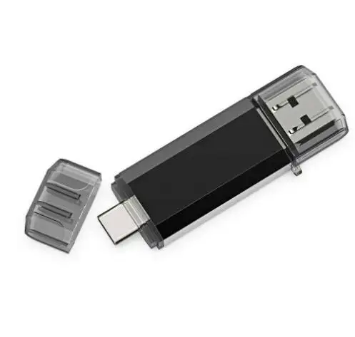 16GB 32GB Type-C USB 3.0 OTG Flash Drive Memory Stick 64GB Phone U Disk For PC Android Samsung Huawei Xiaomi Flash Stick Black