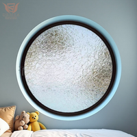 Cerraduras Antirrobo DEMEA, Redondas, Orientadas Horizontalmente, para Ventanas Giratorias, Doble Acristalamiento, Aislamiento Térmico, Modernas, de Aleación de Aluminio, para Hoteles