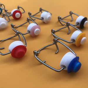 Bouchons hermétiques écologiques en acier inoxydable avec joint en silicone et cage métallique pour bouteilles de bière et de <span class=keywords><strong>champagne</strong></span>, en vrac - Product Image 1