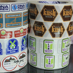 Tùy chỉnh chất lượng cao đầu và <span class=keywords><strong>sniff</strong></span> dán thơm tự dính thực phẩm mùi trang trí nhãn - Product Image 1