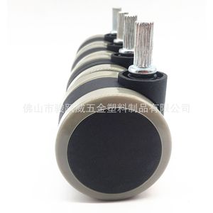 Swivel Caster 50mm Grey Durable Furniture Caster With Metal Stem For Office Chair And Furniture Use - Product Image 4