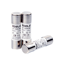 Fusible Cylindrique en Céramique 10x38mm AC gG 500V 32A |   Fusible à action rapide basse tension pour porte-fusible RT18-32