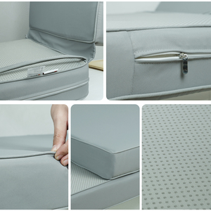 كرسي خارجي مقاوم للماء بنمط حديث للاستعمال المنزلي قابل للغسل وقابل للطي - Product Image 2