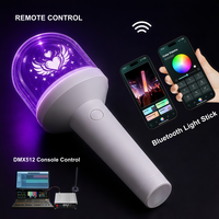 Control Remoto 2.4G Personalizado, Barra de Luz Giratoria Kpop de 15 Colores con Logotipo para Conciertos, Reuniones de Fans y Festivales de Música de Fábrica