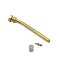 Válvula de Neumático para Camión KAISHENG V3.20.4 V.3.20.6, Nueva, de Aluminio, sin Cámara, con Abrazadera Metálica, de Latón, Resistente al Calor