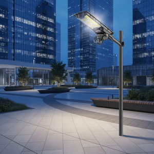 Lampe solaire LED extérieure de haute qualité 600W, IP66, tout-en-un, avec caméra CCTV WiFi 4G pour jardin - Product Image 3