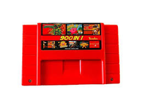Cartouche multijeu FIGAOSHA Ultimate 900 jeux en 1 pour SNES NTSC 60Hz avec sauvegarde de la batterie et jaune transparent