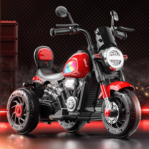 Motocicleta eléctrica para niños, triciclo con batería recargable, control remoto de doble tracción para niños de 1 a 6 años - Product Image 1