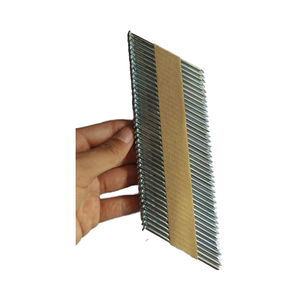 Clous en papier galvanisés à tête en D avec <span class=keywords><strong>pointe</strong></span> <span class=keywords><strong>diamant</strong></span>ée, couleur peinture, pour charpente, 34 degrés - Product Image 1