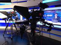Téléprompteur de 19 pouces pour studio de diffusion, type caméra intégrée