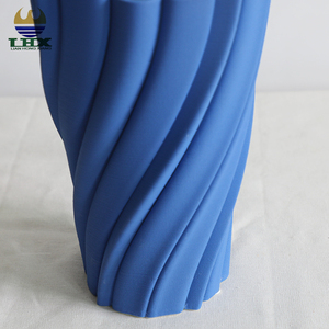 Customize Color Modern Nordic Luxury Blue <strong>3D</strong> Printing <strong>Vase</strong> Indoor Tabletop Ceramic <strong>Vase</strong> for Home Decor <strong>Vases</strong> - Product Image 4