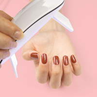 Huizi Full Cover Coloré Gel Vernis À Ongles Autocollants Uv Gel Vernis À Ongles Bandes