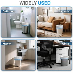 ถุงขยะแบบมีเชือกผูก ขนาด 4 แกลลอน 200 ใบ สำหรับใช้ในห้องน้ำและห้องครัว - Product Image 6