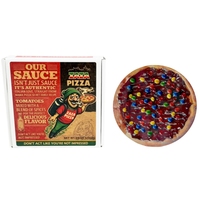 En stock – Lot de sacs en Mylar découpés en forme de pizza, refermables avec fermeture éclair, style Cali, pour herbes sèches, fleurs, bonbons, tabac, aliments – Sacs en plastique