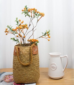 Bouquet de baies d'argousier artificielles écologiques à toucher naturel simulé, pour Noël, Pâques, Halloween, maison et cuisine - Product Image 5