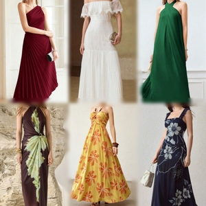 Lots en gros de robes d'été pour femmes, vêtements en surplus, lots de liquidation, robes de soirée florales mi-longues et longues en dentelle - Product Image 2