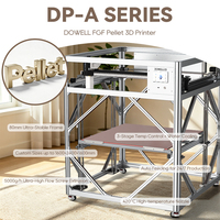 Imprimante 3D à granulés plastiques de grande taille Dowell DP-A10-16 FGF, extrusion rapide 5000g/h, alimentation automatique, Impresora 3d Printer