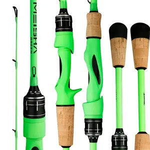 ODM vente de liquidation 1.93m 2.13m lumière <span class=keywords><strong>creuse</strong></span> rapide longue fonte carbone céramique Guide truite d'eau douce ruisseau leurre canne à pêche - Product Image 1