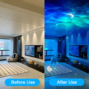 Luce del cielo stellato camera da letto proiezione luna stelle Usb luce notturna ricaricabile sonno Flash luce Led proiettore - Product Image 5