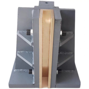 Zapatas guía para elevadores de carga con revestimiento de cobre y nailon, espaciado de orificios de 100x170mm para elevadores de construcción - Product Image 3