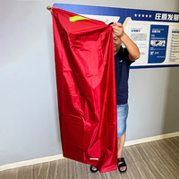 Couverture Extra large d'extincteur à roues de 100 kg avec poignée de surbrillance taille personnalisée