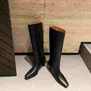 2025 Autumn and Winter Luxury Designer Women's High Heel Knee High <b>Boots</b> Premium Quality Outdoor Walking <b>Boots</b> - Product Image 3