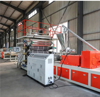 Extrudeuse Monovis à Haute Production Contrôlée par PLC pour Feuilles et Plaques en PE, PS, PP, EVA, ABS avec Moteur et Roulement de Pompe