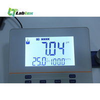 Alat Ukur Benchtop Seri Labtex 200E - Meter PH -2.00 hingga 18.00 pH Meter EC 0.00 US/cm hingga 200 MS/cm -5 hingga 110 ° Pengukur PH EC LCD