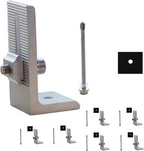 Support de montage de <span class=keywords><strong>panneau</strong></span> solaire Feuille de L en métal Photovoltaïque Toit Hangar Support de <span class=keywords><strong>panneau</strong></span> solaire Support de montage en L pieds en métal - Product Image 2