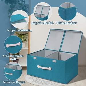 <span class=keywords><strong>Hot</strong></span> Sales Kids Único Dobrável Plástico Toy <span class=keywords><strong>Storage</strong></span> Box Tecido Linho Grande Cão Brinquedos Organizador Tampas para Guarda-Roupa Saco Uso - Product Image 6