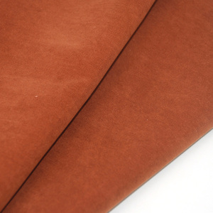 Cổ phiếu sẵn sàng bán buôn bàn tay mềm mại cảm thấy 105gsm lousiness 5% Nylon 95% <span class=keywords><strong>Polyester</strong></span> dệt <span class=keywords><strong>Cupro</strong></span> vải da lộn cho may lót - Product Image 2