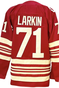 2025 rojo nuevo 71 Dylan Larkin 13 Pavel Datsyuk 9 Howe 23 Raymond 19 Yzerman 53 Seider 88 Kane Top cosido Jersey de hockey sobre hielo - Product Image 4