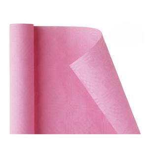 Nappe en papier rose en rouleau 1,2x7m - Product Image 1