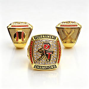 Anillos de Campeonato de Hockey Personalizados para Niños, Grabados, Color <span class=keywords><strong>Azul</strong></span> <span class=keywords><strong>Oscuro</strong></span>, Nuevo Diseño, Sin Costos de Envío - Product Image 4