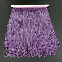 Longue frange dorée pour robe de danse latine robe de soirée perles frange garniture frange frange pour la décoration